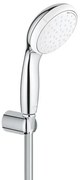 GROHE New Tempesta Handdoucheset - 2 straalsoorten - rond - met houder - gladde slang - 125cm - chroom 2779810E