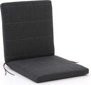 Dunne tuinkussen | Grijs-Antraciet | Polyester/Polypropyleen | Madison | 92x46cm | Kees Smit Tuinmeubelen
