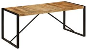 vidaXL Eettafel 180 cm massief ruw mangohout