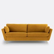 4- of 5-zits velours slaapbank Topim