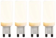 Set van 4 G9 3-staps dimbare LED lampen 4,5W 500 lm 2700K
