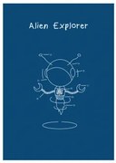 Lichtgevende Poster (70x50 Cm) Esttels Alien Explorer - Sklum