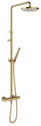 Hotbath ACE opbouw regendouche messing geborsteld PVD