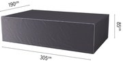 Platinum Aerocover tuinsethoes - 305x190x85 cm.