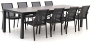 Bernstein Amberg/Mannheim 220cm dining tuinset 9-delig stapelbaar/uitschuifbaar