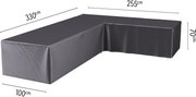 Platinum Aerocover loungesethoes rechts - Ademende hoes voor loungeset met een 90° hoek (L-vorm, links) 330 x 255 x 100 x H70cm