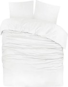 Dekbedovertrek Flanel – 100% zacht katoen – 200×200/220 – wit