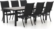 + 10% kassakorting | Diningset Bellagio | 6 personen polywood | Tuinset stapelbaar | 7-delig | Kees Smit Tuinmeubelen