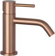 Saqu Shine wastafelkraan geborsteld koper