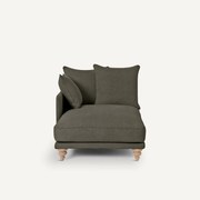 Long chair in katoen/linnen, LAZARE