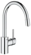 GROHE Concetto Keukenkraan - hoog - draaibare/uittrekbare uitloop - chroom 32663003