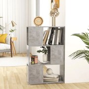 vidaXL Boekenkast/kamerscherm 60x24x94 cm spaanplaat betongrijs