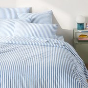 Katoenen dekbedovertrek, blauw, Soizic