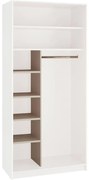 Goossens Vakverdeler Accessoires Retro Wit, Vakverdeler 97 cm