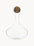 Mondgeblazen decanter Eden met houten dop, 2 L