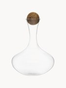 Mondgeblazen karaf Eden met houten dop, 2 L