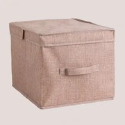 Tarinna Organizer Box Met Deksel Roze - Sklum