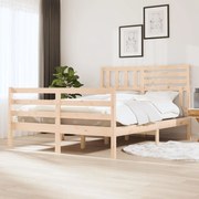 vidaXL Bedframe massief hout 140x200 cm