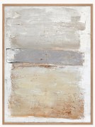 Handbeschilderde canvasdoek Scenario met houten frame