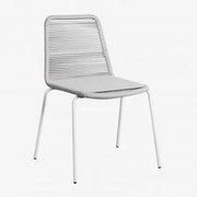 Stapelbare Eetkamerstoel Mileyd Grijs – Koel - Sklum