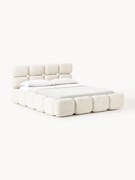 Gestoffeerd bed Tayla van bouclé