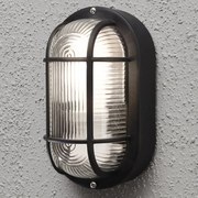 KONSTSMIDE Wandlamp Elmas kunststof matzwart