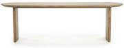 Eleonora Dex Ovale Eettafel Eikenhout Bruin 250x100 Cm - 250 X 110cm.