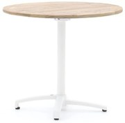 + 10% kassakorting | Inklapbare tafel Bellagio | Rond | Tuintafel Teakhout | Ø85cm | 2 personen | Kees Smit Tuinmeubelen