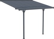 Polycarbonaat terrasoverkapping Nevada 2,55 x 3,14 m CoverTech antraciet
