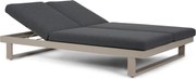 Lifestyle Garden Furniture Massimo Ligbed Met Kussen Loft/carbon Aluminium Taupe