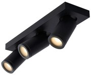 Lucide Taylor plafondlamp 3 spots 5W zwart