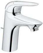 GROHE Eurostyle New waterbesparendes wastafelkraan M size ES met waste met gesloten greep chroom 23709003