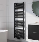 Saqu Cole handdoekradiator 1072W 60x180cm mat zwart