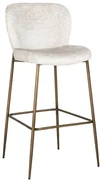 Richmond Interiors Darby Luxe Barstoel Zachte Stof Creme