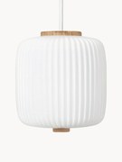 Kleine hanglamp EK61 van opaalglas, mondgeblazen