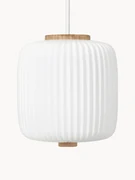 Kleine hanglamp EK61 van opaalglas, mondgeblazen