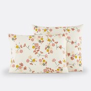 Kussensloop in katoenen flanel, Rosine