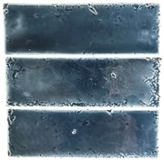 Terre d'azur Denia wandtegel 6.5x20cm blauw