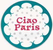 Porseleinen dessertbord Paris