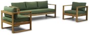 Stoel en Bank Loungeset 5 personen Teak Old teak greywash  Garden Collections Newbury