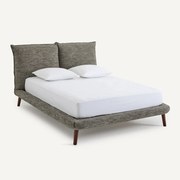 100% linnen 2-persoons bed, Aurore, ontwerp door Emmanuel Gallina