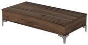 Homemania Salontafel Delinda 121x60x30 cm walnootkleurig