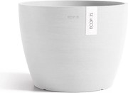Ecopots bloempot Stockholm 45 - Rond - Pure White -Ø45 x H34,2 cm