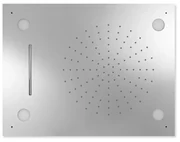 Tres inbouw hoofddouche met waterval en LED verlichting 50x65cm chroom