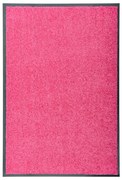 vidaXL Deurmat wasbaar 60x90 cm roze