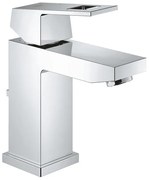 GROHE Eurocube Wastafelkraan - 1-greep - mengkraan - keramische schijven - bevestigingssysteem - koersbegrenzer - metalen hendel - chroom 2312700E