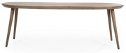 Eleonora Elijah Eettafel Gerookt Eiken Met Ronde Hoeken 260 Cm - 260 X 100cm.
