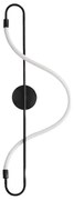 APP857-W Lange zwarte LED wandlamp