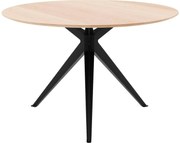 Goossens Excellent Eettafel Kopenhagen, Rond 120 x 120 cm