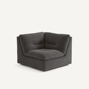 Modulaire 90° hoek in chenille fluweel, GIULIANO